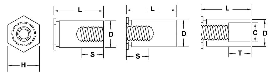 Self-Clinching Standoffs